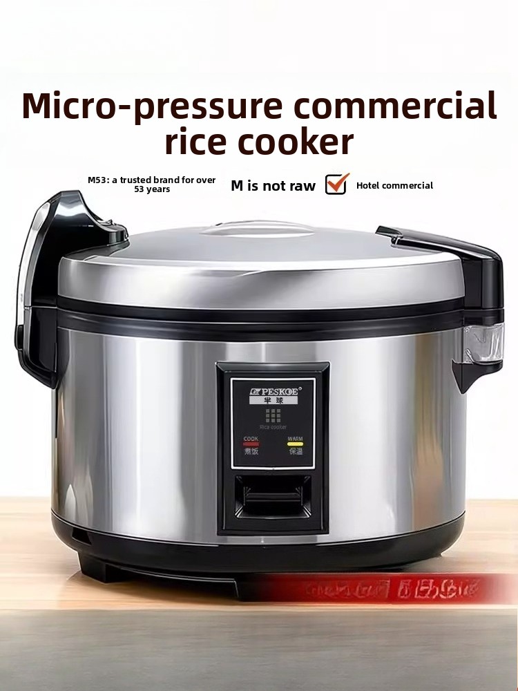 Rice Cooker 10 Cup - 대형 식당용 상업용 대용량 밥솥(10-20-30-40인용), 10L