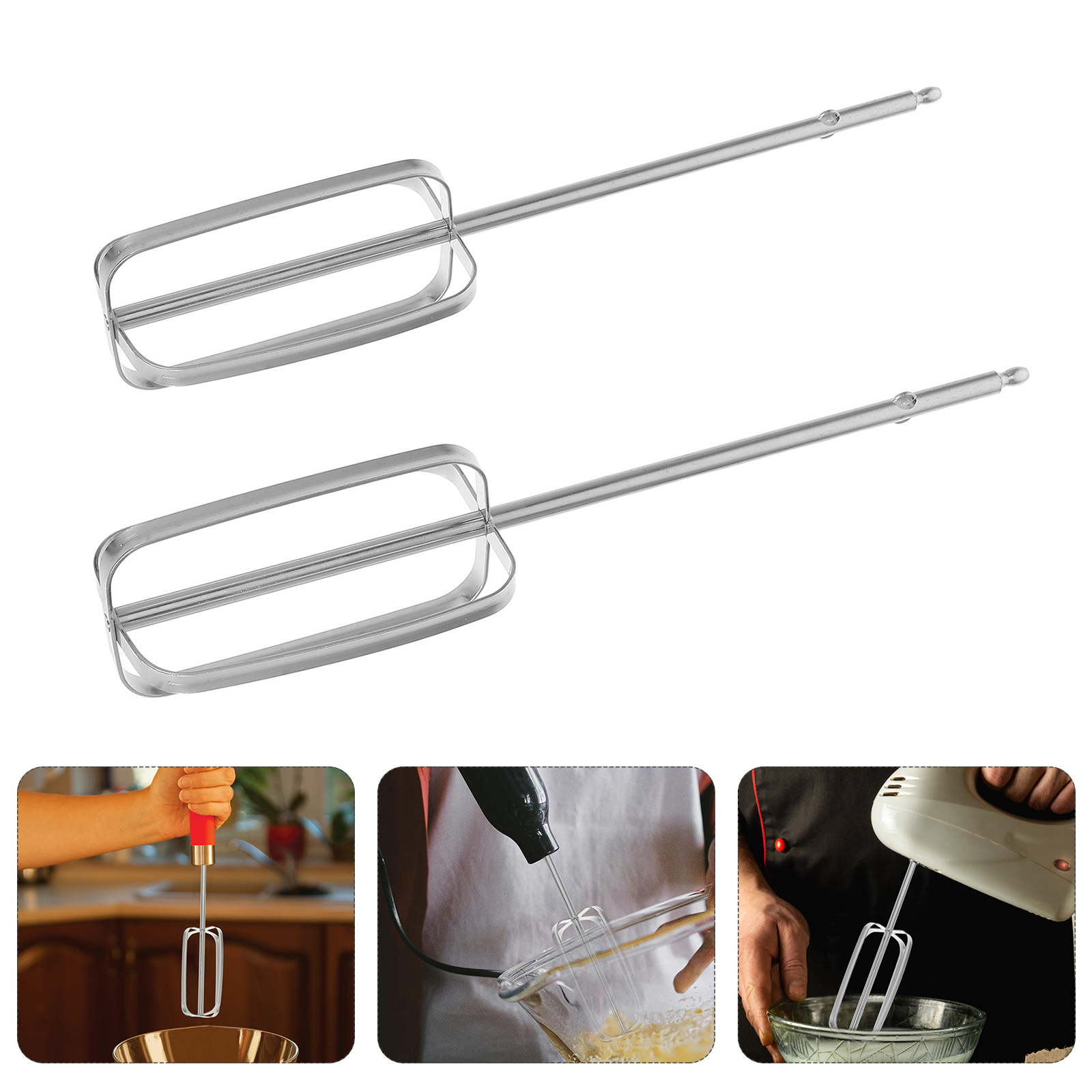 Kitchen Appliances Australia - 2 Pcs 스테인레스 스틸 핸드 믹서