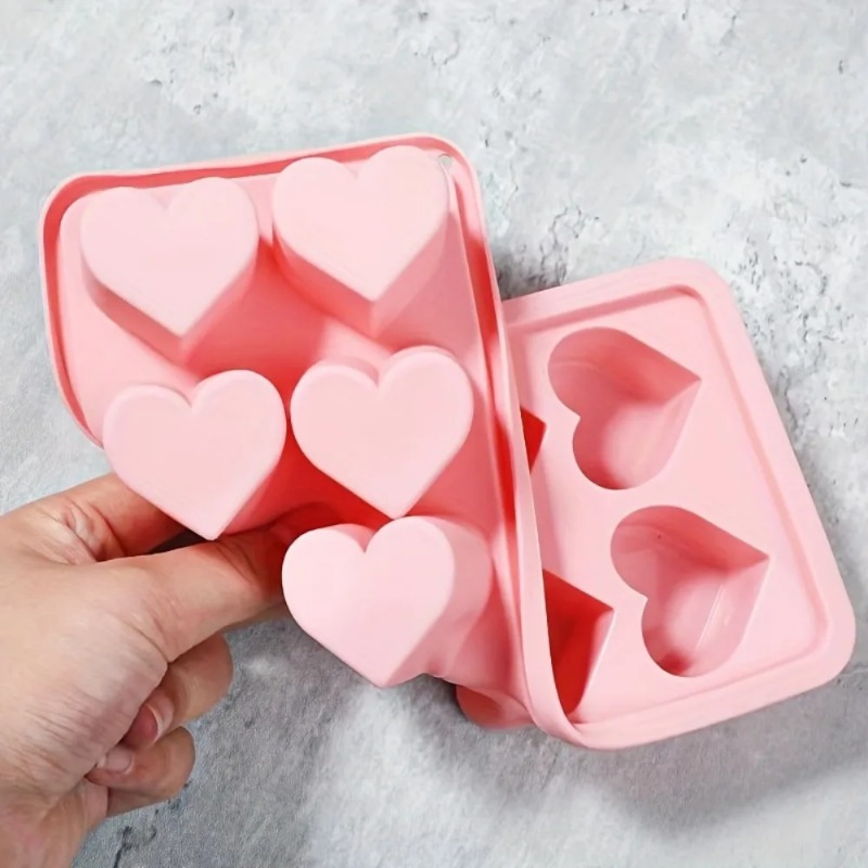 1pcs 하트 모양의 아이스 큐브 몰드 푸딩 캔디 위스 - Kitchen Appliances Best 리뷰 및 가격