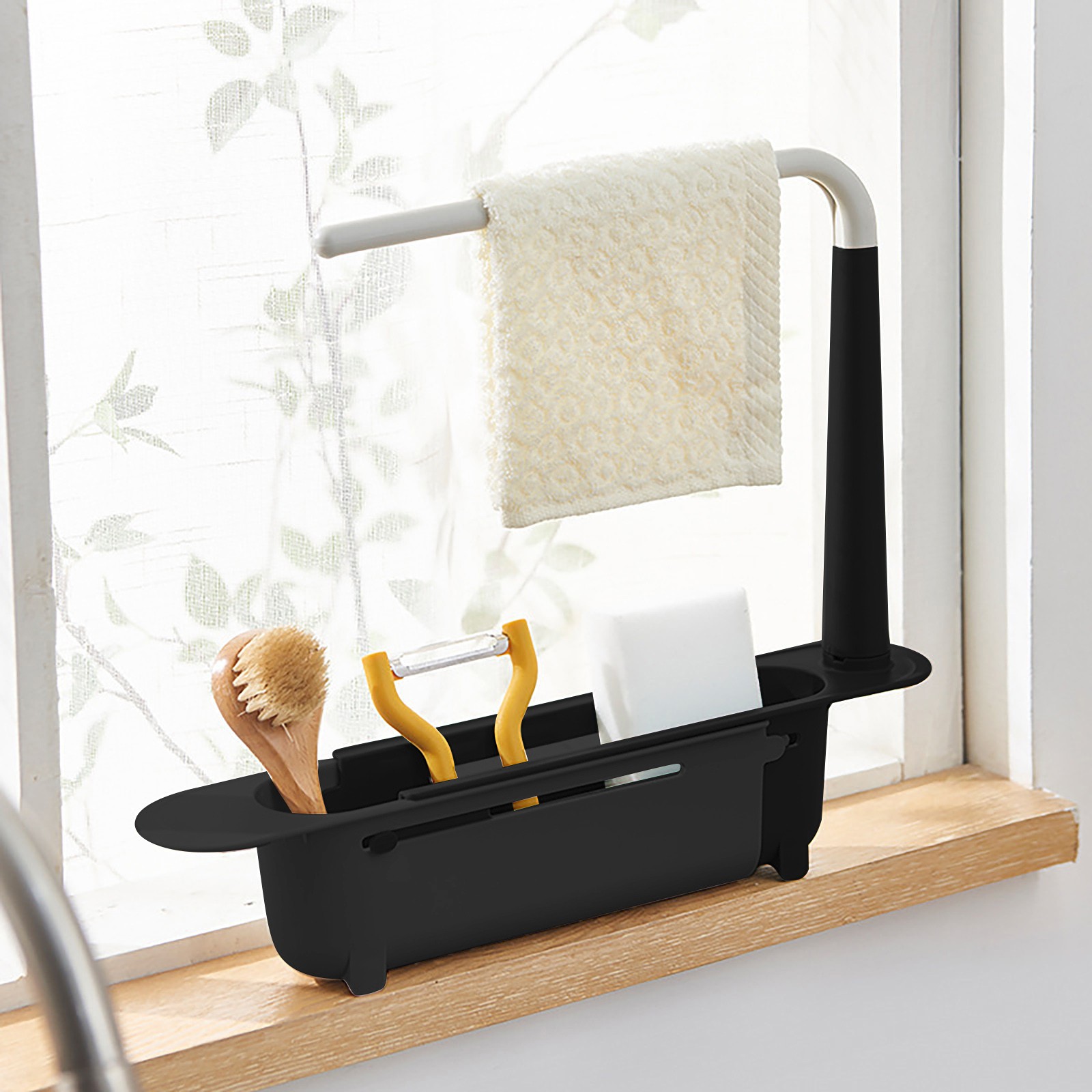 주방 정리함 비누 스펀지 거치대 수건 선반, 신축성 싱 - Kitchen Appliances Gift 리뷰 및 가격