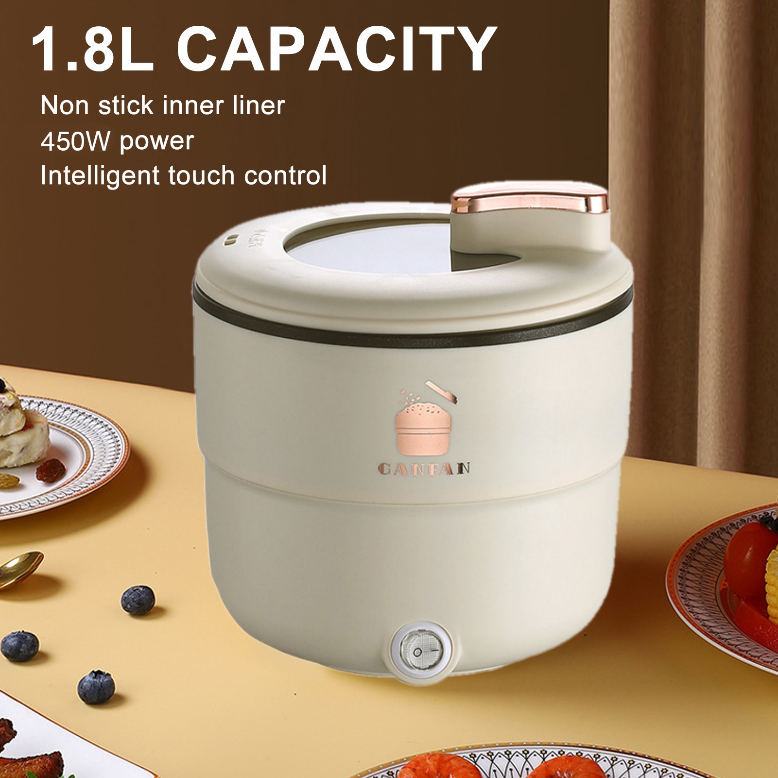 1.8L 다기능 전기밥솥, 화상 방지 이중 코팅, 찌개 - Rice Cooker 10 Cup 리뷰 및 가격