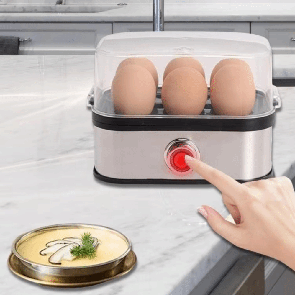 200W 전력 계란 찜기 6개 용량 자동 차단 스마트  - Egg Cooker Rapid 리뷰 및 가격