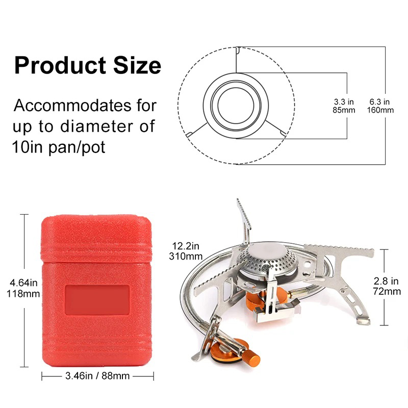 캠핑 가스 스토브 휴대용 접이식 야외 배낭 스토브 요리 - Kitchen Appliances Gas Stove 리뷰 및 가격