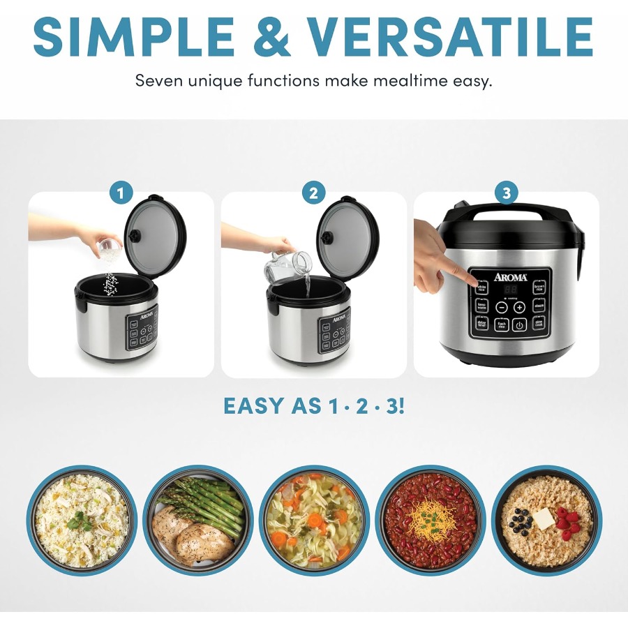 20컵 조리된 음식용 10컵 미조리된 음식용 디지털 밥 - Rice Cooker 10 Cup 리뷰 및 가격