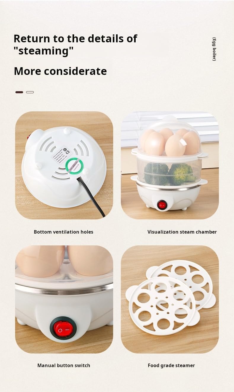 전기 계란찜기, 자동 전원 차단 기능이 있는 빠른 계란 - Egg Cooker Rapid 리뷰 및 가격