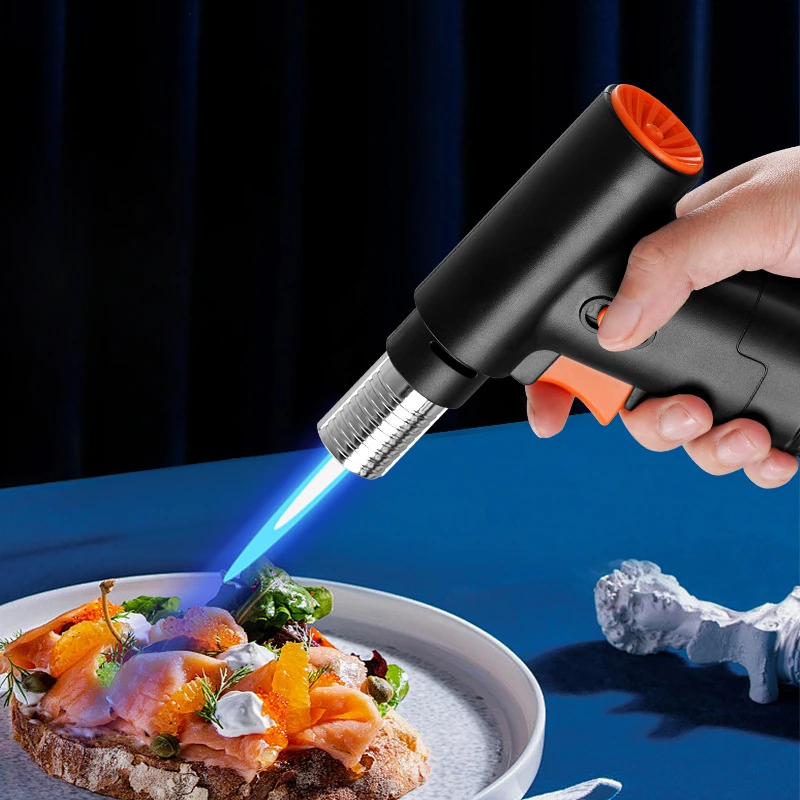 강력한 방풍 스프레이건 리필 라이터, 부탄 가스 터빈, - Kitchen Appliances Gas Stove 리뷰 및 가격